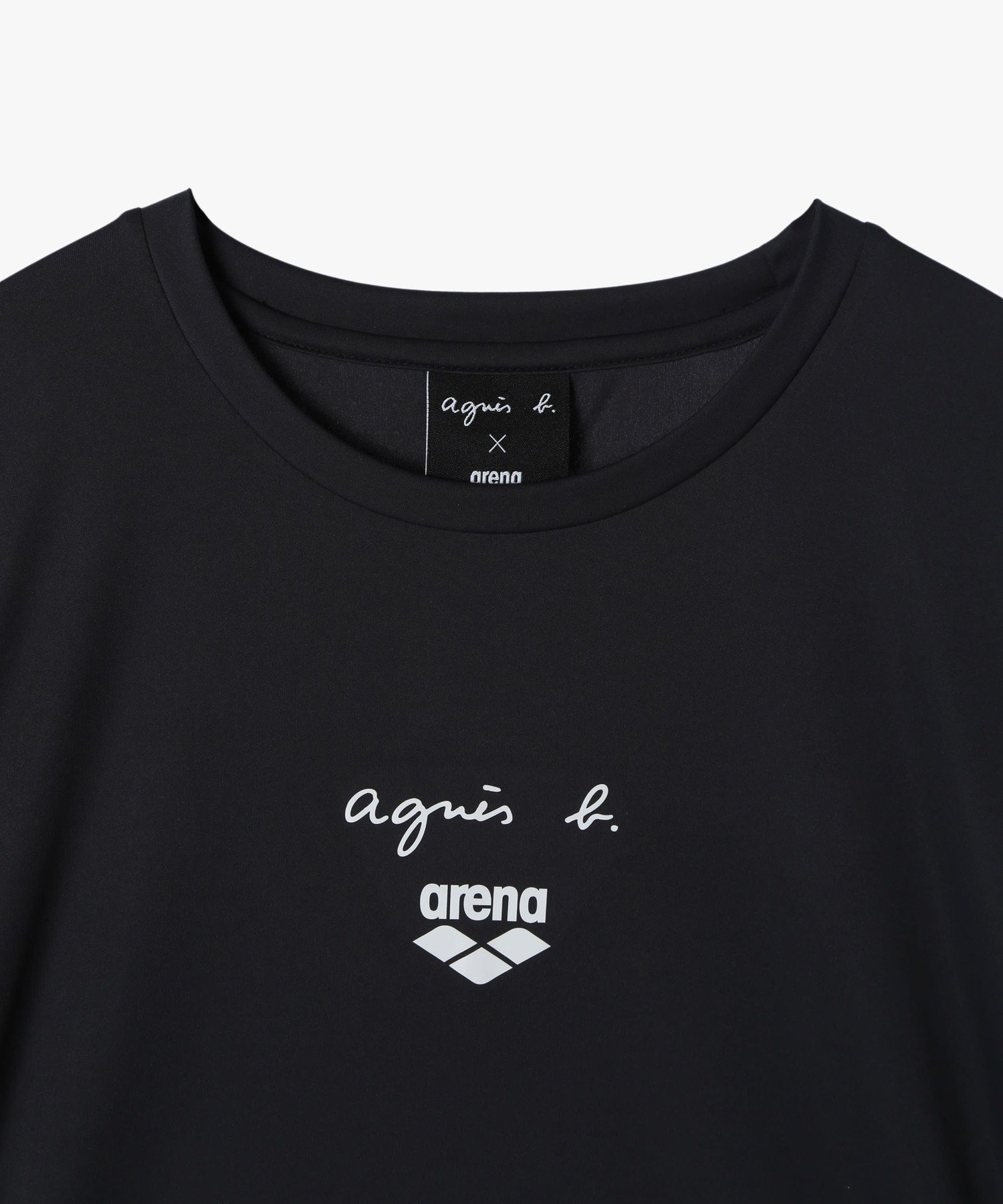 agnes b. x arena 半袖 Tシャツ アニエスベー トップス カットソー・Tシャツ ブラック