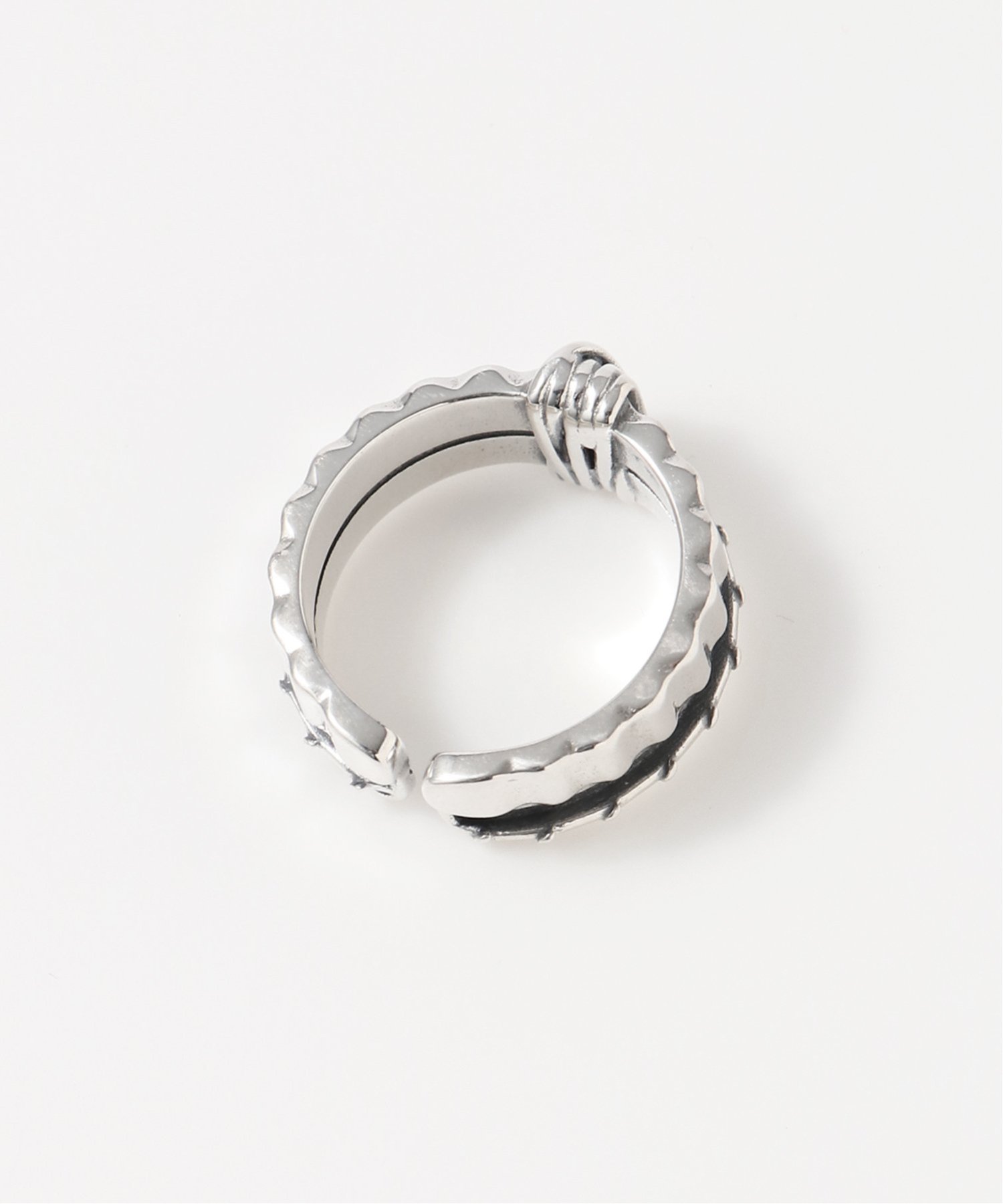 (U)925リング bla-ring-Z0275-7g バーナー アクセサリー・腕時計 リング・指輪 シルバー
