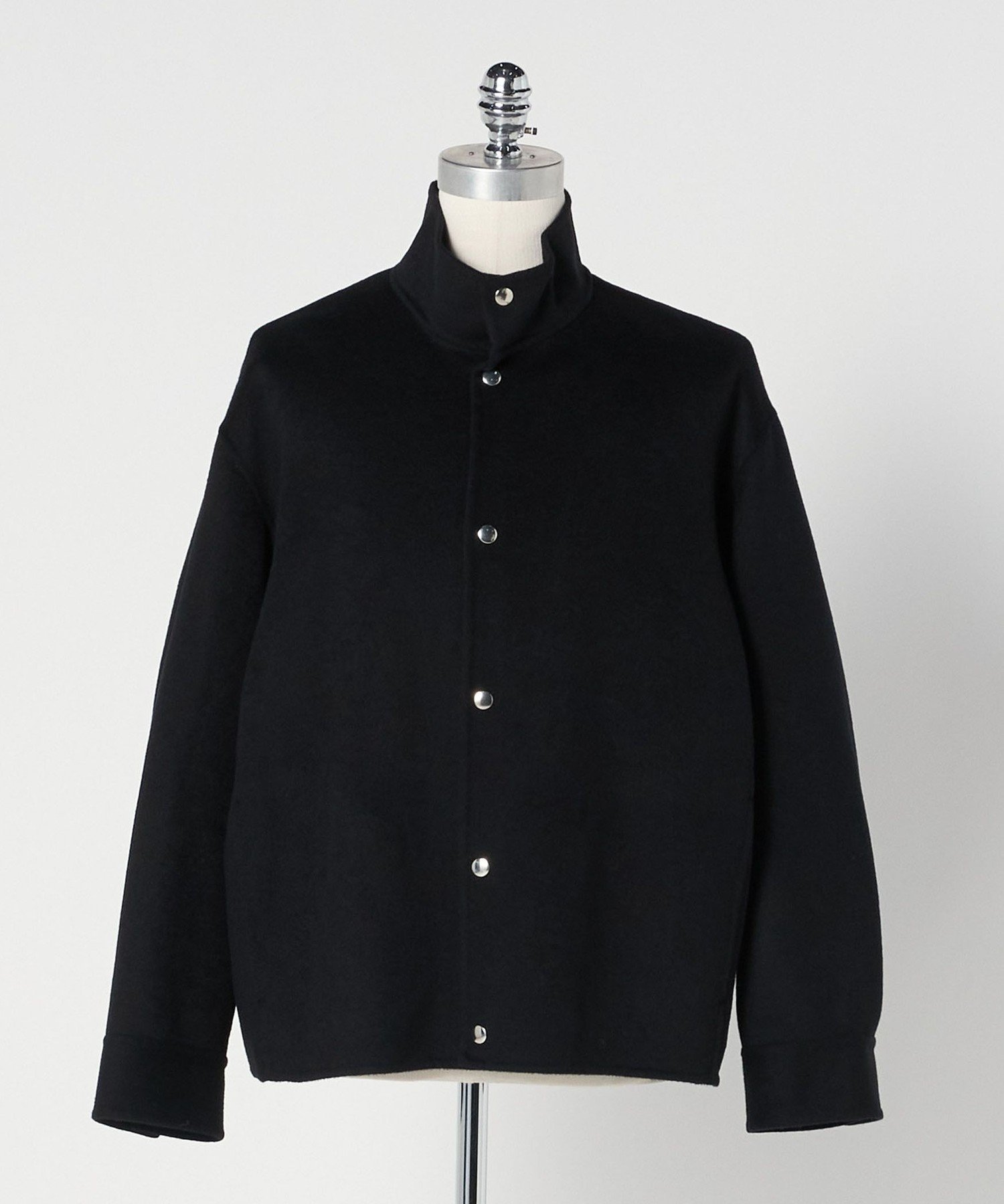 ＜LOEFF＞リバー スタンドカラー ブルゾン MEN'S ユナイテッドアローズ アウトレット ジャケット・アウター その他のジャケット・アウター ブラック
