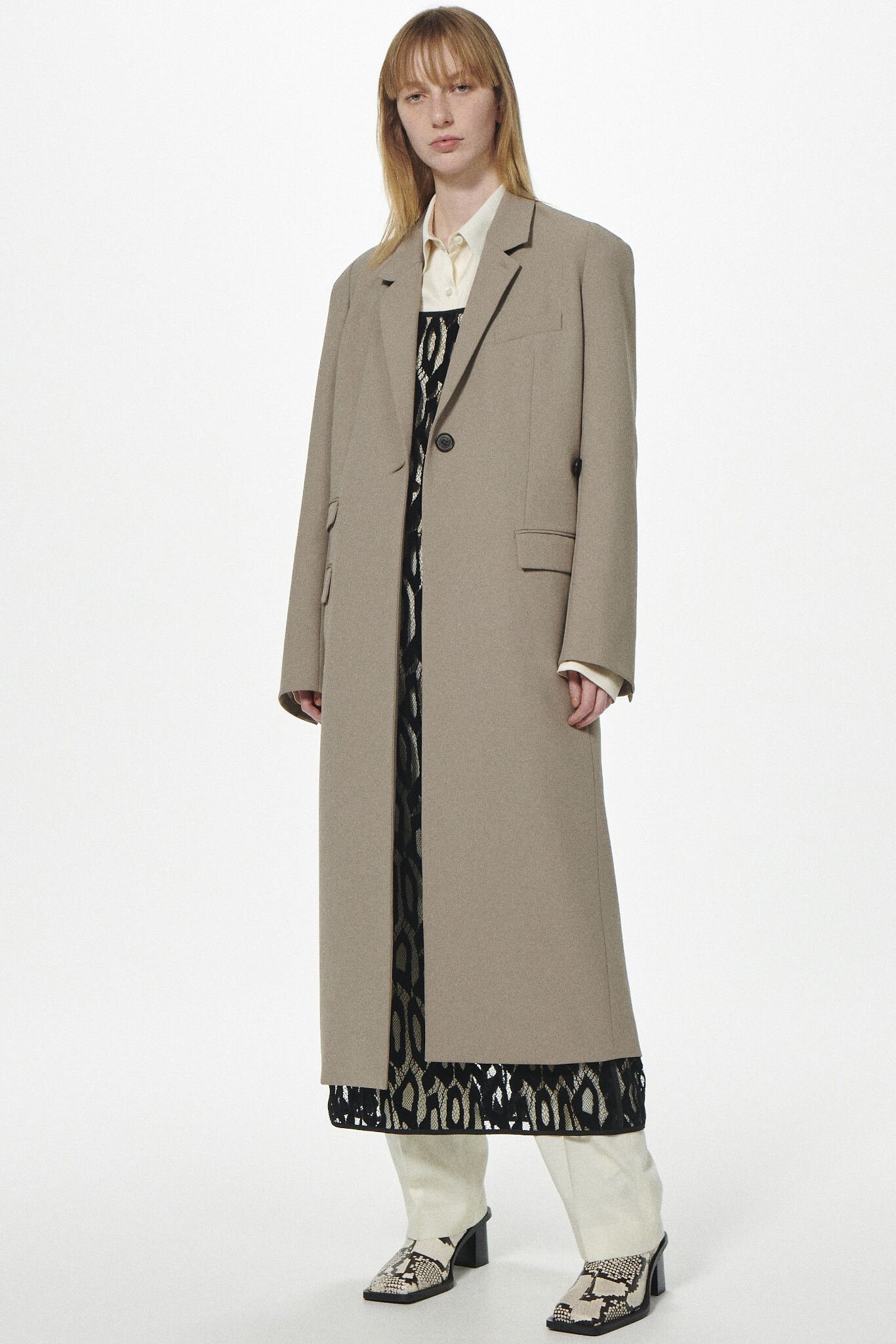 【SALE／60%OFF】LE CIEL BLEU LE CIEL BLEU/Tailored Long Coat / テーラードロングコート ルシェルブルー ジャケット・アウター その他のジャケット・アウター ベージュ【送料無料】