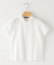 SHIPS KIDS SHIPS KIDS:100~130cm / 半袖 鹿の子 ポロシャツ シップス トップス ポロシャツ ネイビー ホワイト【送料無料】