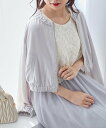 【SALE/40%OFF】MAJESTIC LEGON ギャザーライトブルゾン マジェスティックレゴン ジャケット・アウター ブルゾン・ジャンパー ネイビー グ...