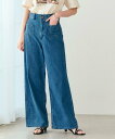 リー ジーンズ レディース grove 【Lee*grove別注】DENIM MARINE PANTS グローブ パンツ ジーンズ・デニムパンツ ブルー【送料無料】