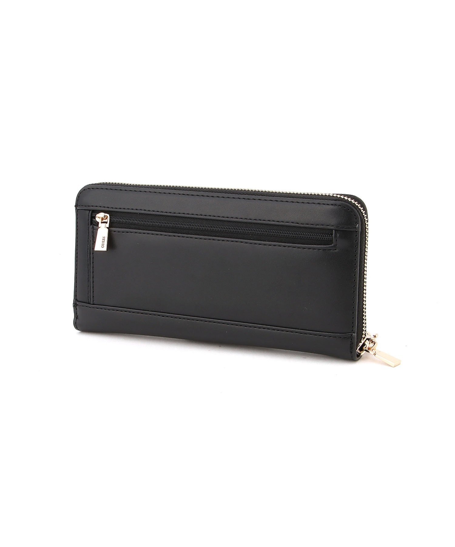 GUESS 財布 (W)LAUREL Slg Large Zip Around ゲス 財布・ポーチ・ケース 財布 ピンク ブラック
