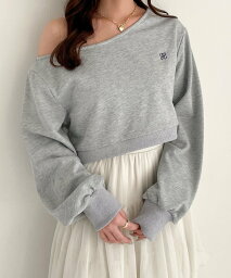 【SALE／55%OFF】Heather ワンショル裏毛スウェット ヘザー トップス スウェット・トレーナー