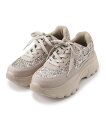 【SALE/10%OFF】ESPERANZA ふわふわクッショングリッタースニーカー エスペランサ シューズ・靴 スニーカー シルバー ゴールド ブラック【送料...