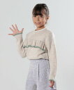 【SALE/30%OFF】SHOO・LA・RUE 【110-140cm】胸元フリルふわふわニット シューラルー トップス ニット ピンク ベージュ