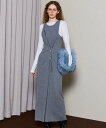 MAISON SPECIAL Front Zip Layered Dress メゾンスペシャル ワンピース・ドレス ワンピース ブラック グレー【送料無料】