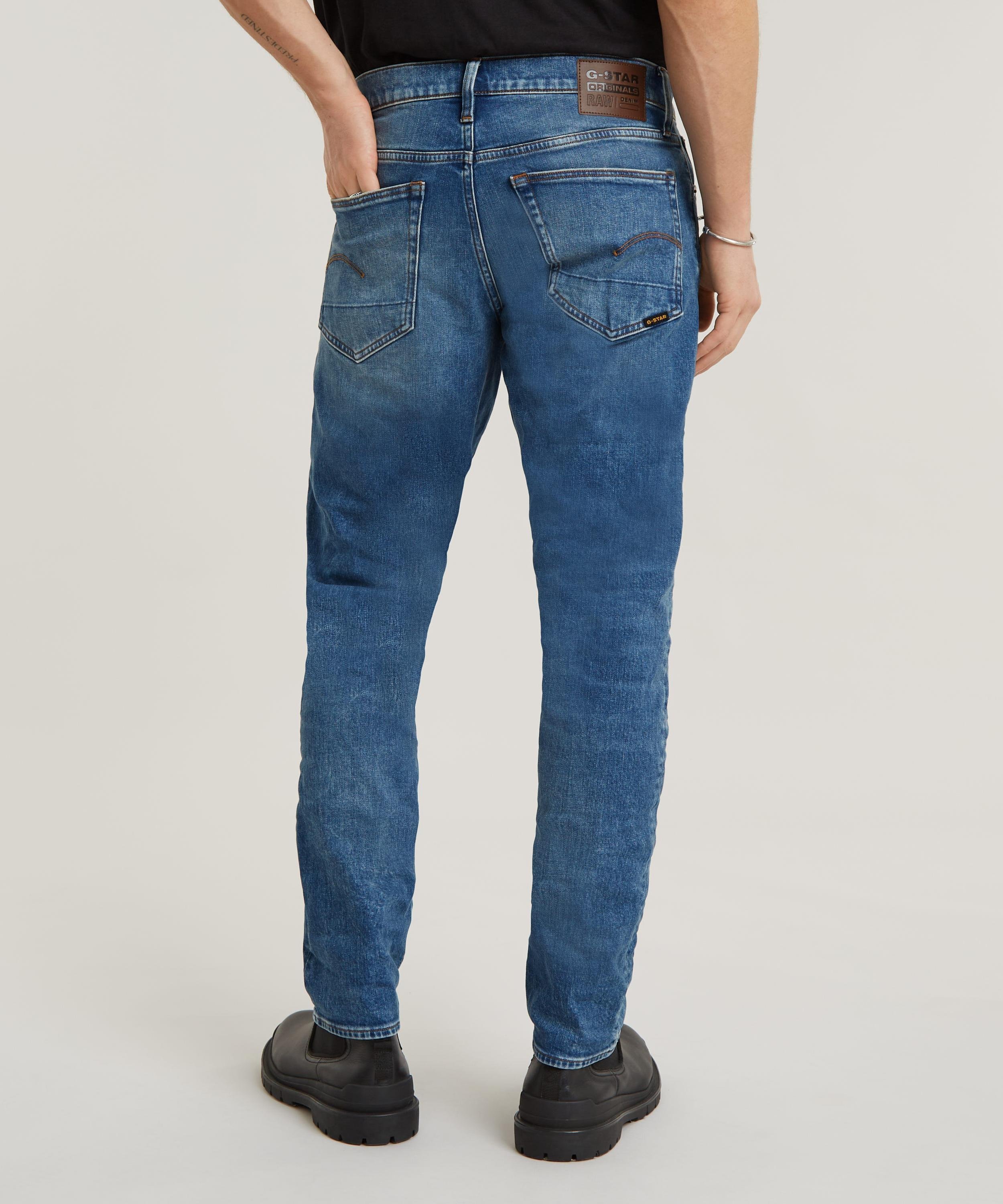 【公式ショップ】3301 REGULAR TAPERED JEANS/ヴィンテージライクストレートテーパードフィットジーンズ ジースターロゥ パンツ ジーンズ・デニムパンツ ブルー