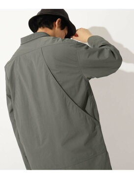 【SALE／50%OFF】THE SHOP TK 【コールマン/Coleman】別注ファンクショナブルシャツジャケット ザ ショップ ティーケー シャツ/ブラウス シャツ/ブラウスその他 グレー ベージュ ネイビー