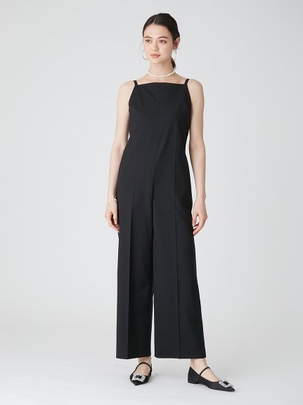 【SALE／30%OFF】Mila Owen SET UPスクエアキャミオールインワン ミラオーウェン オールインワン・オーバーオール その他のオールインワン・オーバーオール ブラック【送料無料】のサムネイル