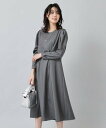 【SALE／30%OFF】UNTITLED 【きれいめ&すっきり/洗える】Aライン 袖コンシャスワンピース アンタイトル ワンピース・ドレス その他のワンピース・ドレス グレー ベージュ ネイビー【送料無料】