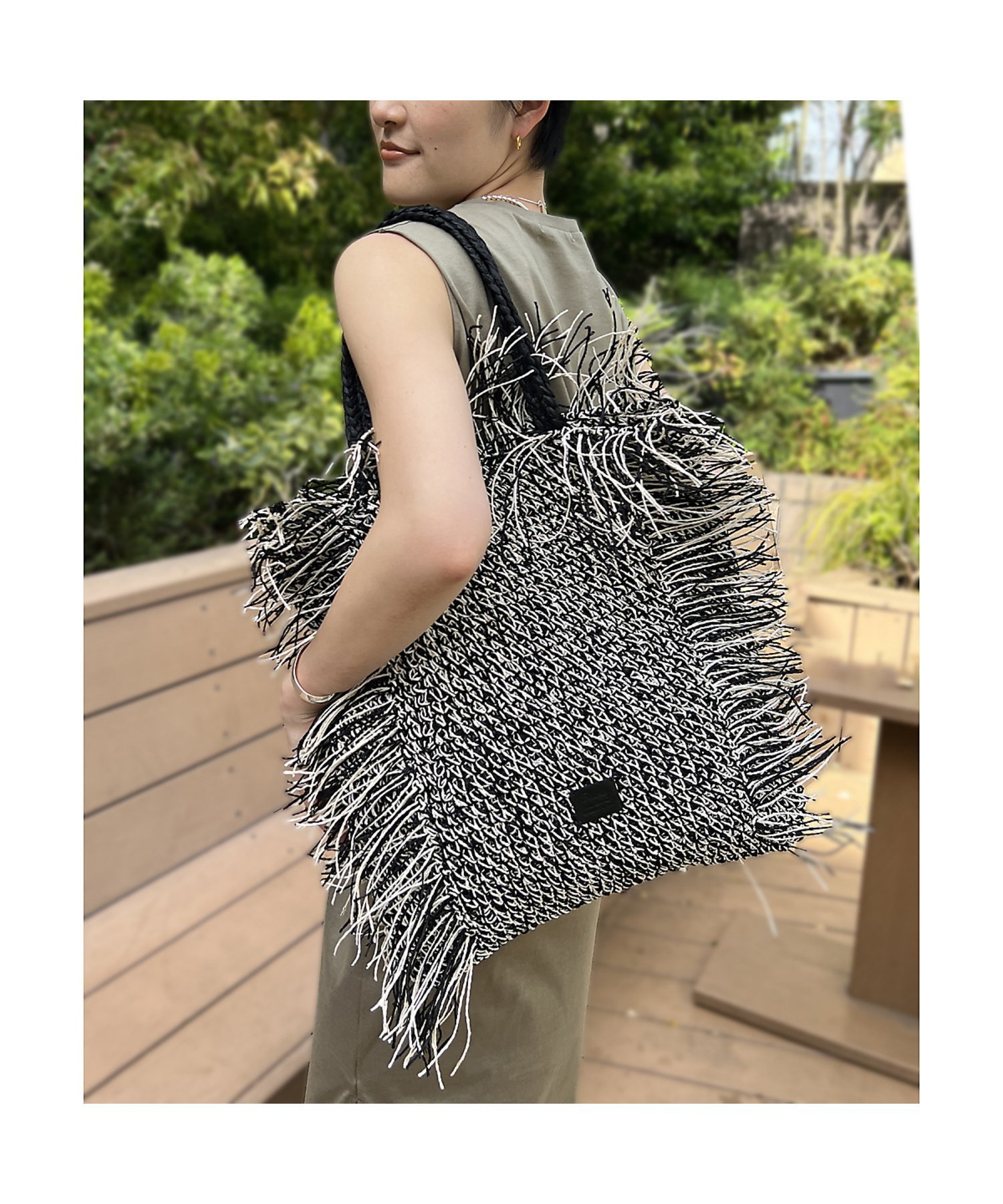 楽天市場】フリンジ（柄刺繍）（トートバッグ｜レディースバッグ