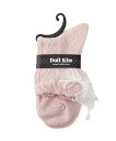 Doll Kiss オーガンジーリボンソックス エスペランサ 靴下・レッグウェア 靴下 ピンク