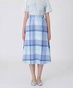 BLUE LABEL CRESTBRIDGE クレストブリッジチェックライトクロッシングツイルスカート ブルーレーベル / ブラックレーベル・クレストブリッジ ...