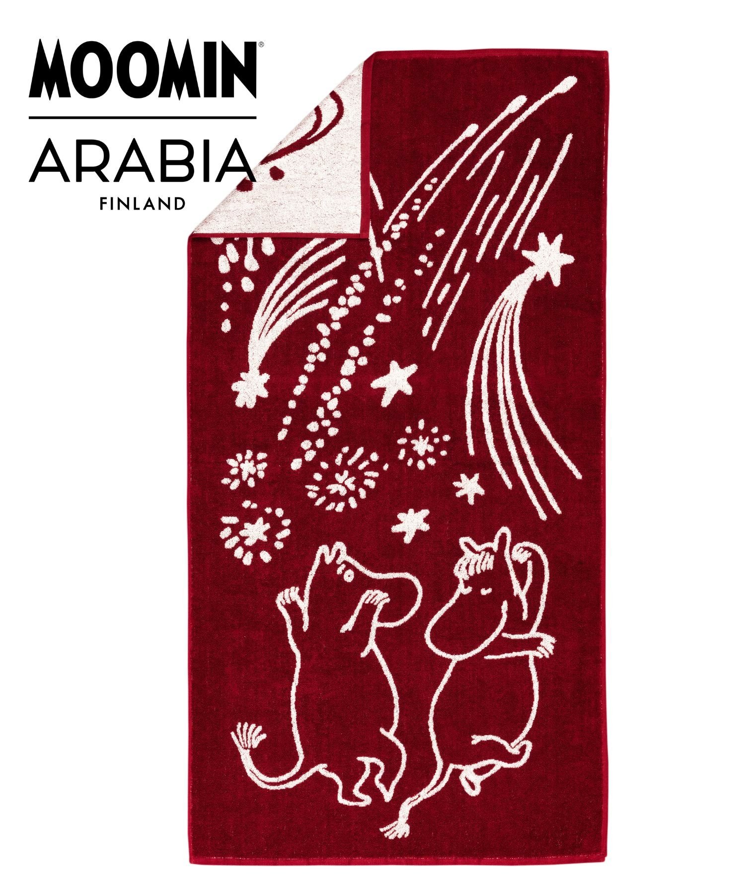 MOOMIN ARABIA [公式] ムーミンアラビア フェスティブ モーメント バスタオル ムーミンアラビア インテリア・生活雑貨 タオル【送料無料】のサムネイル