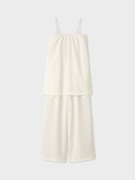 【SALE／50%OFF】MIESROHE 【洗える】ベアオールインワン ミースロエ オールインワン・オーバーオール その他のオールインワン・オーバーオール ホワイト【送料無料】
