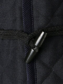 Wool Quilted Duffle Coat 114-65-0121: Navy, Black Watch Wool Quilted Duffle Coat 114-65-0121: Navy, Black Watch