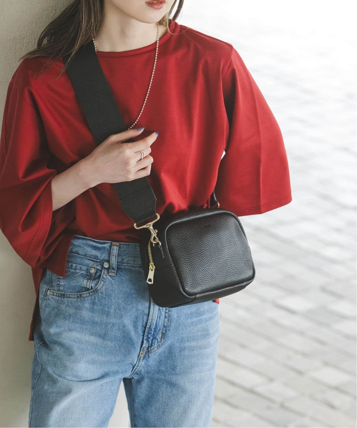 NOBLE 《追加9》ch!iii/チー widebelt boston バッグ ノーブル バッグ ショルダーバッグ グリーン ブラック ベージュ【送料無料】のサムネイル