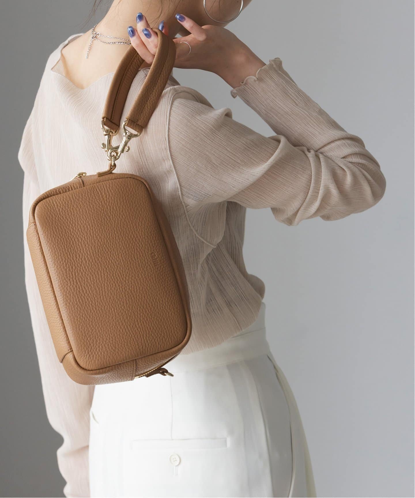 NOBLE 《追加9》ch!iii/チー widebelt bostonバッグ ノーブル バッグ ショルダーバッグ ブラック ベージュ グリーン【送料無料】