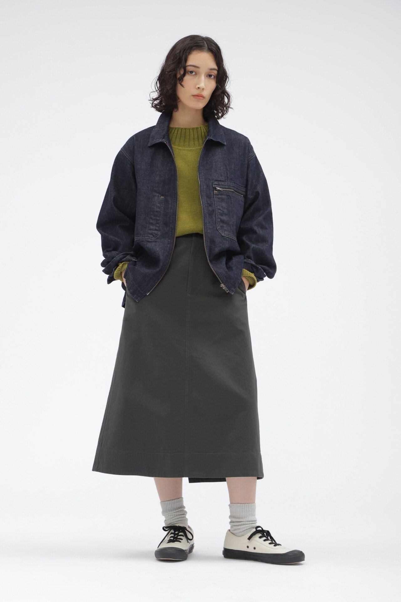 MHL. CANTON DENIM マーガレット・ハウエル ジャケット・アウター ブルゾン・ジャンパー ブルー