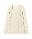 【SALE/40%OFF】DES PRES コンフォートレーヨンストレッチ ツインニット トゥモローランド トップス アンサンブル ブラック グレー ベージュ ...