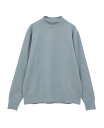 【SALE/20%OFF】MELROSE CLAIRE ストレッチスタンドネックプルオーバー メルローズクレール トップス ニット ブラック ブルー【送料無料】(4)