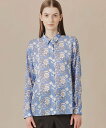 MACKINTOSH LONDON 【婦人画報掲載】【BIBURY FLOWER】バイブリーフラワースパンボイルブラウス マッキントッシュ ロンドン トップス ...