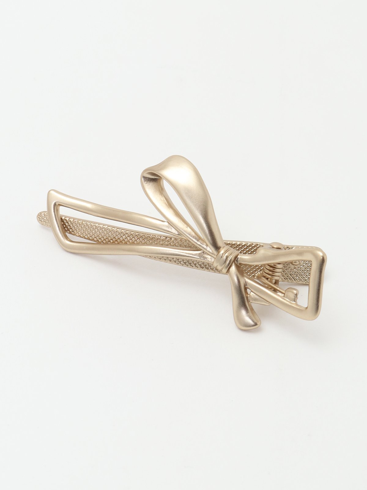 INGEBORG アシンメトリーリボンヘアクリップ ピンクハウス ヘアアクセサリー バレッタ・ヘアクリップ・ヘアピン ゴールド シルバー【送料無料】