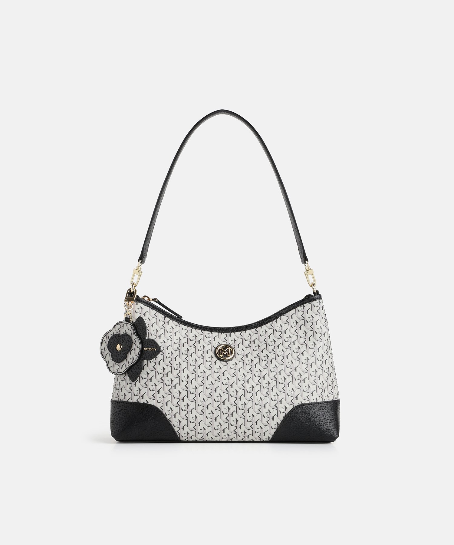 【SALE／37%OFF】METROCITY 【メトロシティ】ラルゴモント ショルダーバッグ スモール メトロシティ バッグ ショルダーバッグ ブラック【送料無料】