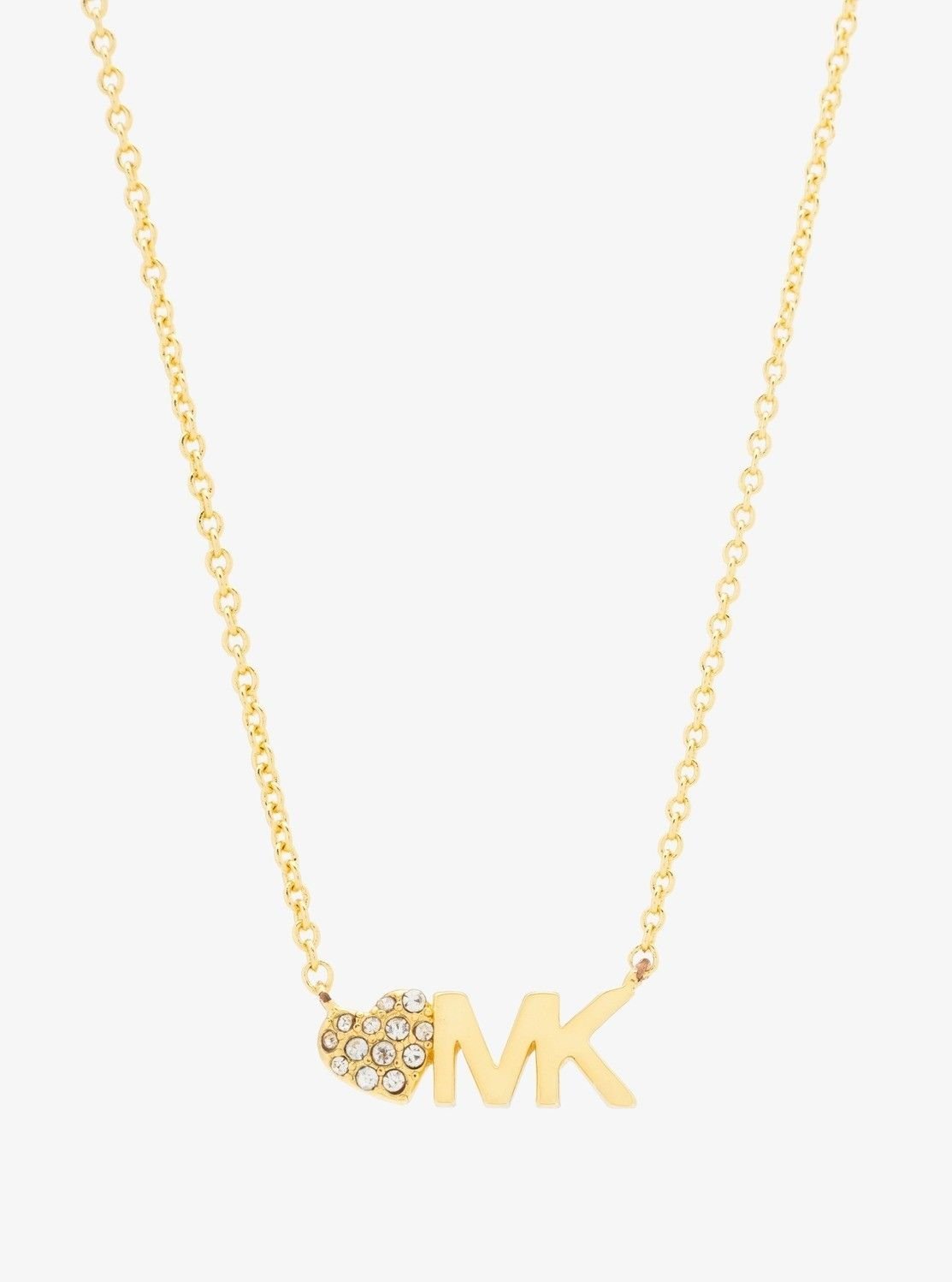 【SALE／58%OFF】MICHAEL KORS ロゴ ハート ネックレス マイケルコース マイケル・コース アクセサリー・腕時計 ネックレス ゴールド【送料無料】のサムネイル