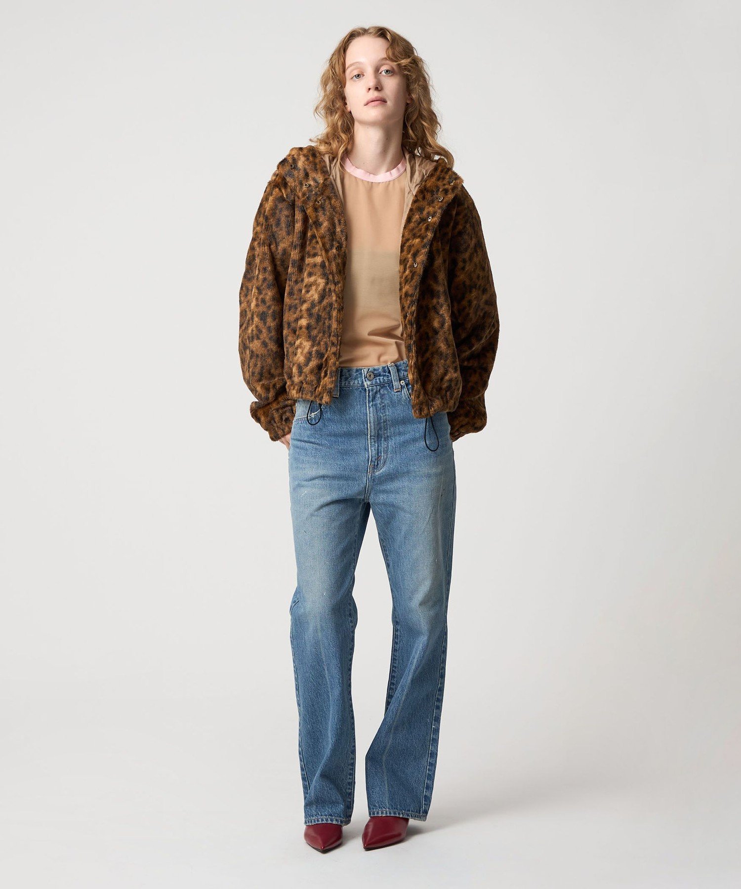 6(ROKU) ＜6(ROKU)＞フェイクファー レオパード ブルゾン ビューティー＆ユース　ユナイテッドアローズ ジャケット・アウター その他のジャケット・アウター【送料無料】のサムネイル