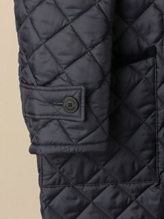 Polyester Quilted Duffle Coat 114-65-0122: Navy Polyester Quilted Duffle Coat 114-65-0122: Navy