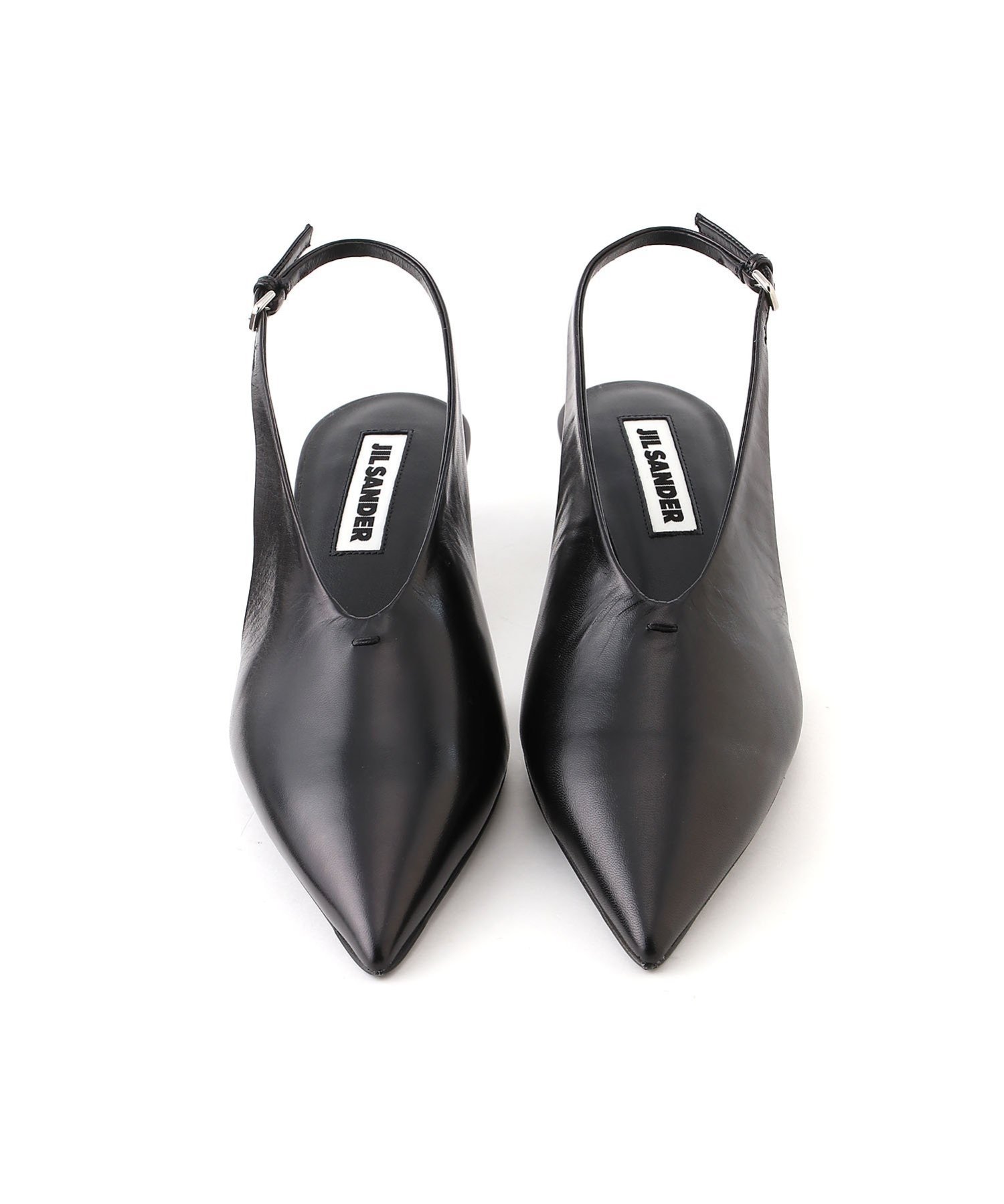 JIL SANDER スリングバックパンプス ジル サンダー シューズ・靴 パンプス ブラック【送料無料】