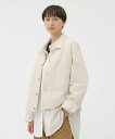 MHL. CANTON NATURAL DENIM BLOUSON マーガレット・ハウエル ジャケット・アウター ブルゾン・ジャンパー ホワイト【送料無料】