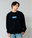 【SALE/20%OFF】GLAZOS 【大人向けサイズあり】【あったか】裏起毛・ボックス刺繍ロゴトレーナー ナルミヤオンライン トップス スウェット・トレーナ...