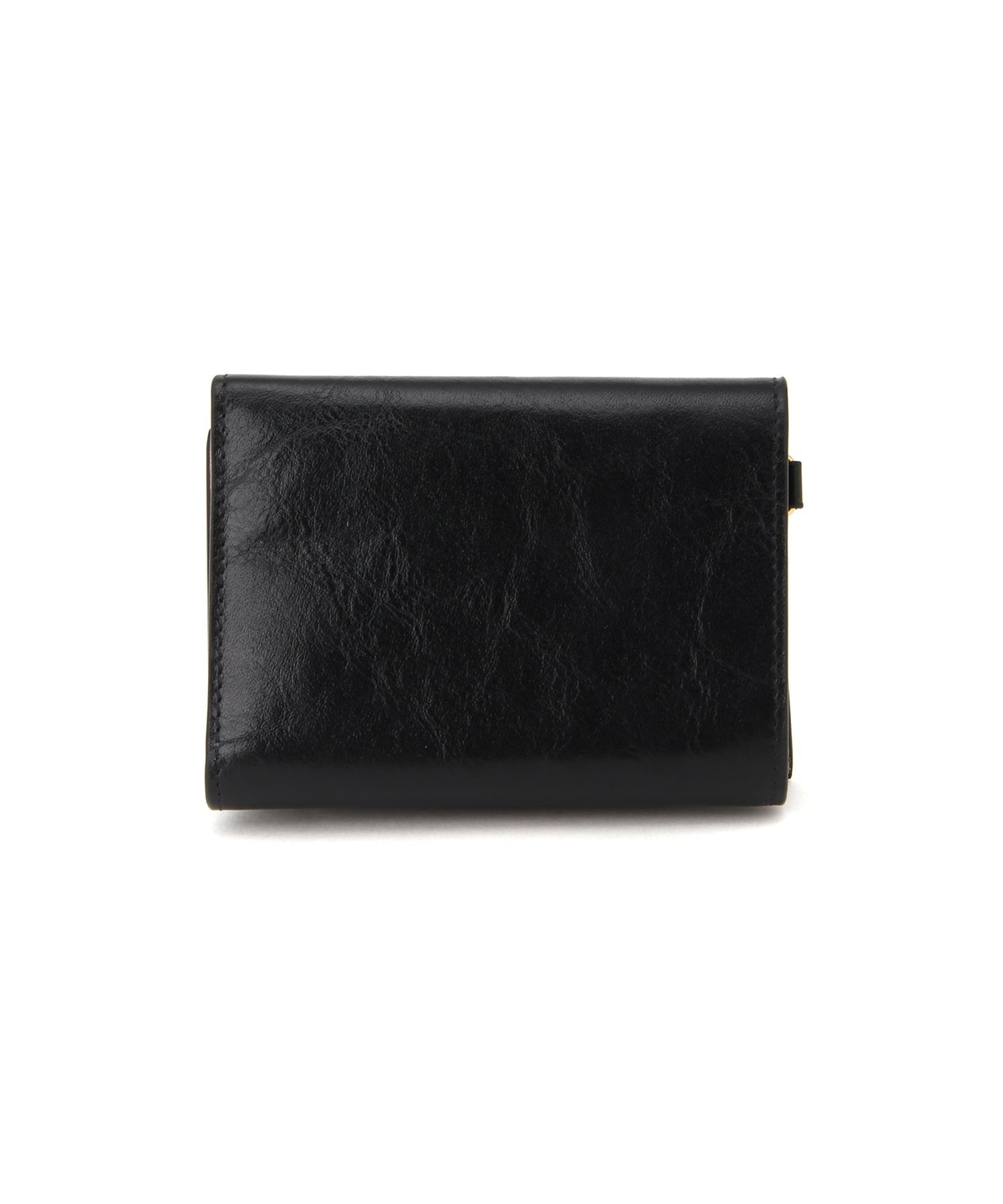 MARNI メタルメンディング トリフォールドウォレット マルニ 財布・ポーチ・ケース 財布 ブラック【送料無料】
