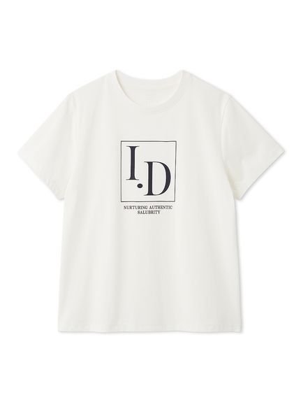 FRAY I.D I.DロゴプリントTシャツ/ウォッシャブル・防シワ フレイ アイディー トップス カットソー・Tシャツ ホワイト ネイビー【送料無料】