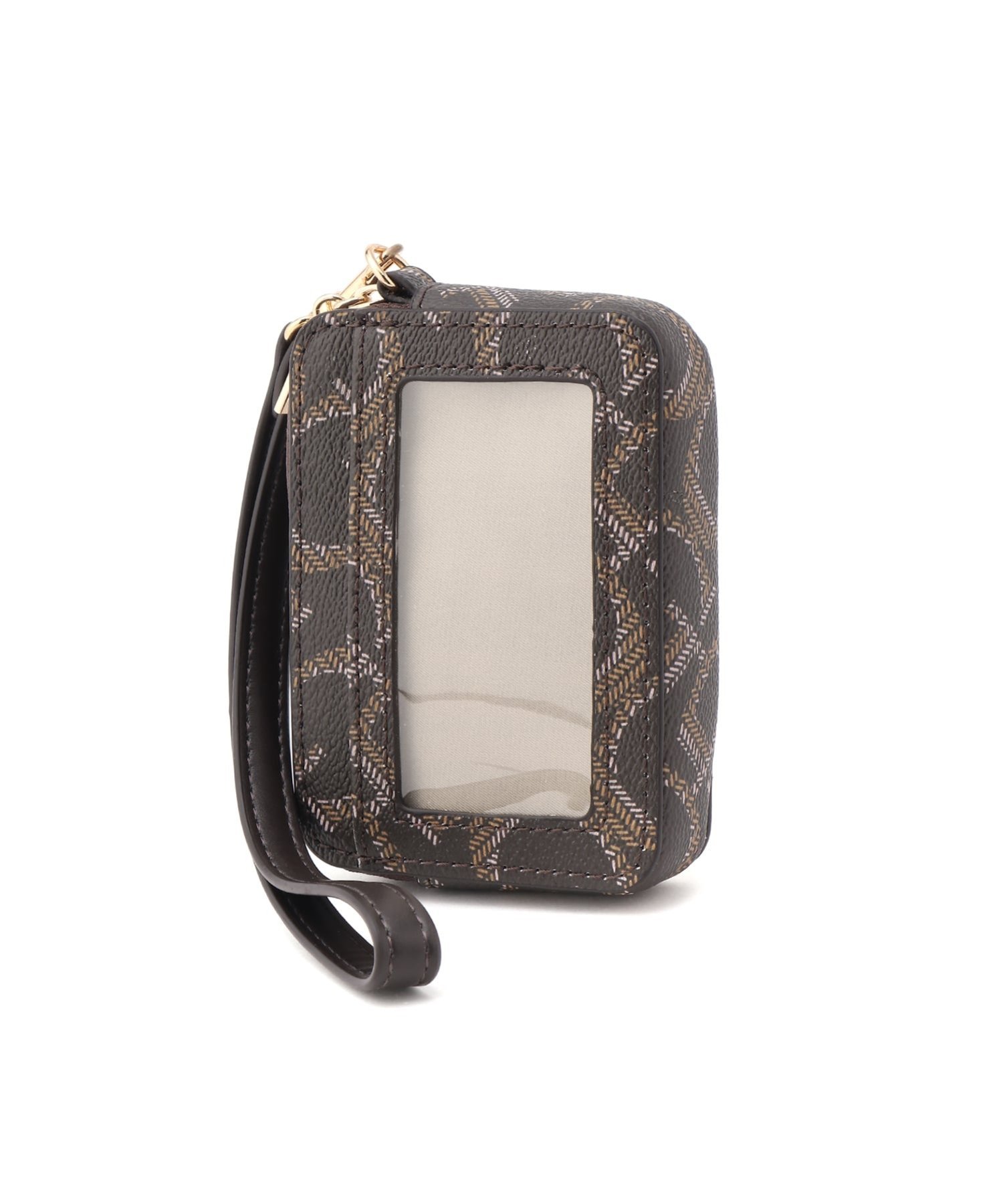 GUESS/(W)ELLIOT Small Zip Wristlet 財布 カードケース ゲス 財布・ポーチ・ケース ポーチ ブラウン