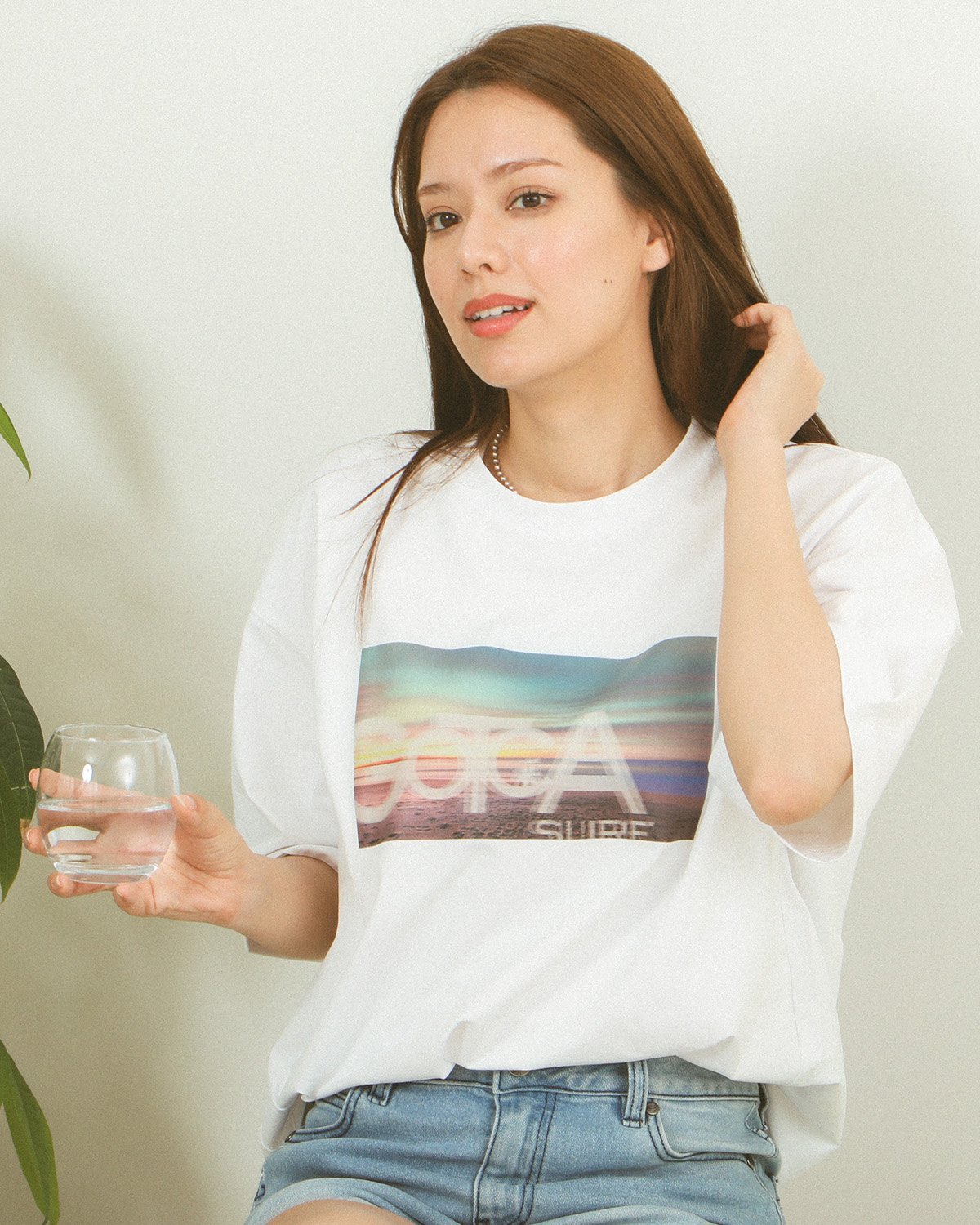 【GOTCHA ガッチャ】 コアライン ハイブリッド 多機能 ブラーリー クルー T ガッチャ トップス カットソー・Tシャツ ブラック ホワイト