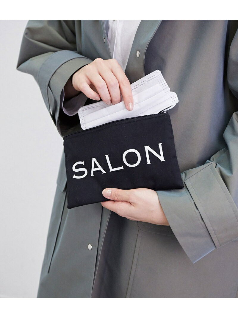 SALON adam et rope' 【SALON adam et rope' オリジナル】[抗菌]マスクケース サロン アダム エ ロペ インテリア・生活雑貨 その他のインテリア・生活雑貨 ホワイト ブラック
