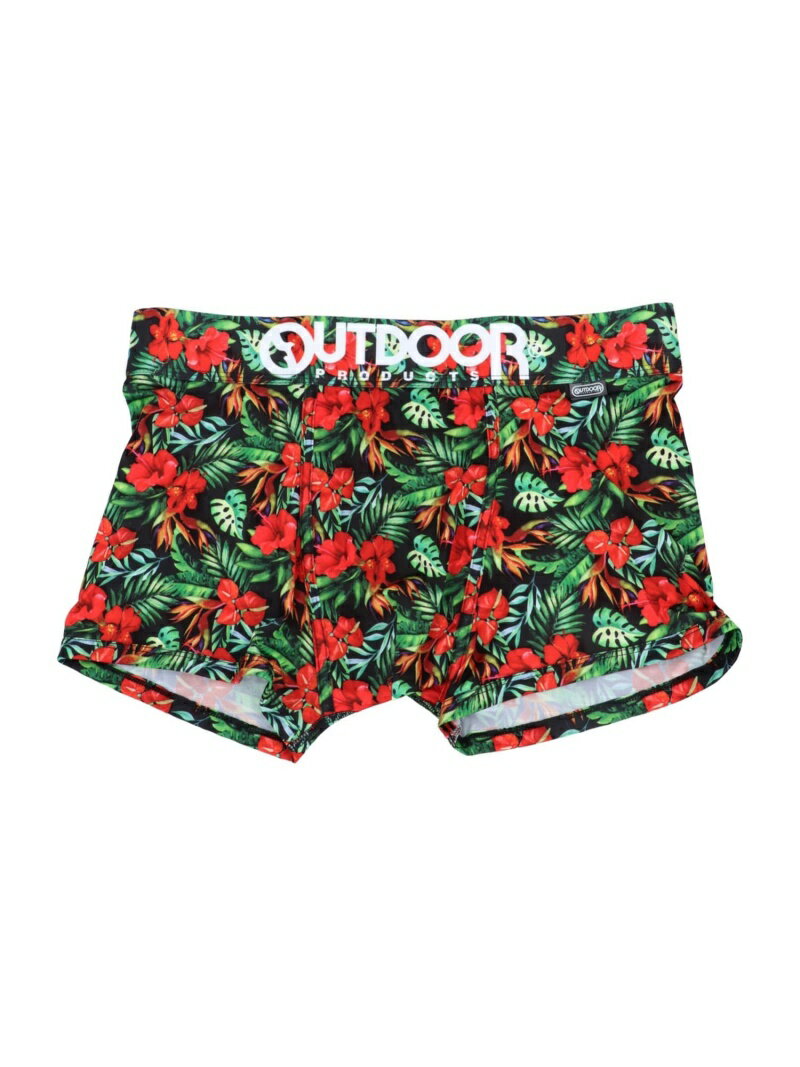 OUTDOOR PRODUCTS OUTDOOR/(M)OUTDOORボクサーパンツ フラワー コンプリート インナー・ルームウェア ボクサーパンツ・トランクス レッド