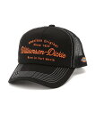 【SALE/50%OFF】Dickies DICKIES/(U)DK American casual mesh CAP A ハンドサイン 帽子 キャップ ブラッ...