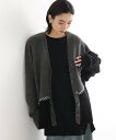 【SALE/60%OFF】ONE'S TRUE ドッキングニットカーディガン ワンズトゥルー トップス カーディガン ブラック カーキグリーン