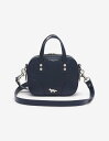 Maison Kitsune Maison Kitsune/(W)BOOGIE BAG メゾン キツネ バッグ ショルダーバッグ ネイビー【送料無料】(4)