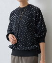 BEARDSLEY ドットシャツトレーナー ビアズリー トップス カットソー・Tシャツ ブラック【送料無料】