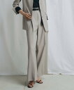 ICB 【WEB&一部店舗限定】 SerikaWorsted ワイドパンツ アイシービー パンツ その他のパンツ ブラック ベージュ【送料無料】