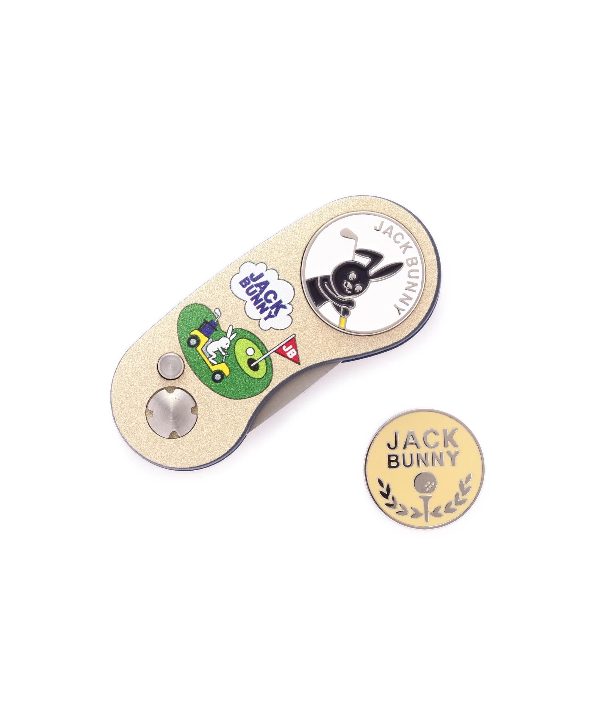 Jack Bunny!! グリーンフォーク (UNISEX) ジャックバニー スポーツ・アウトドア用品 ゴルフグッズ ホワ..