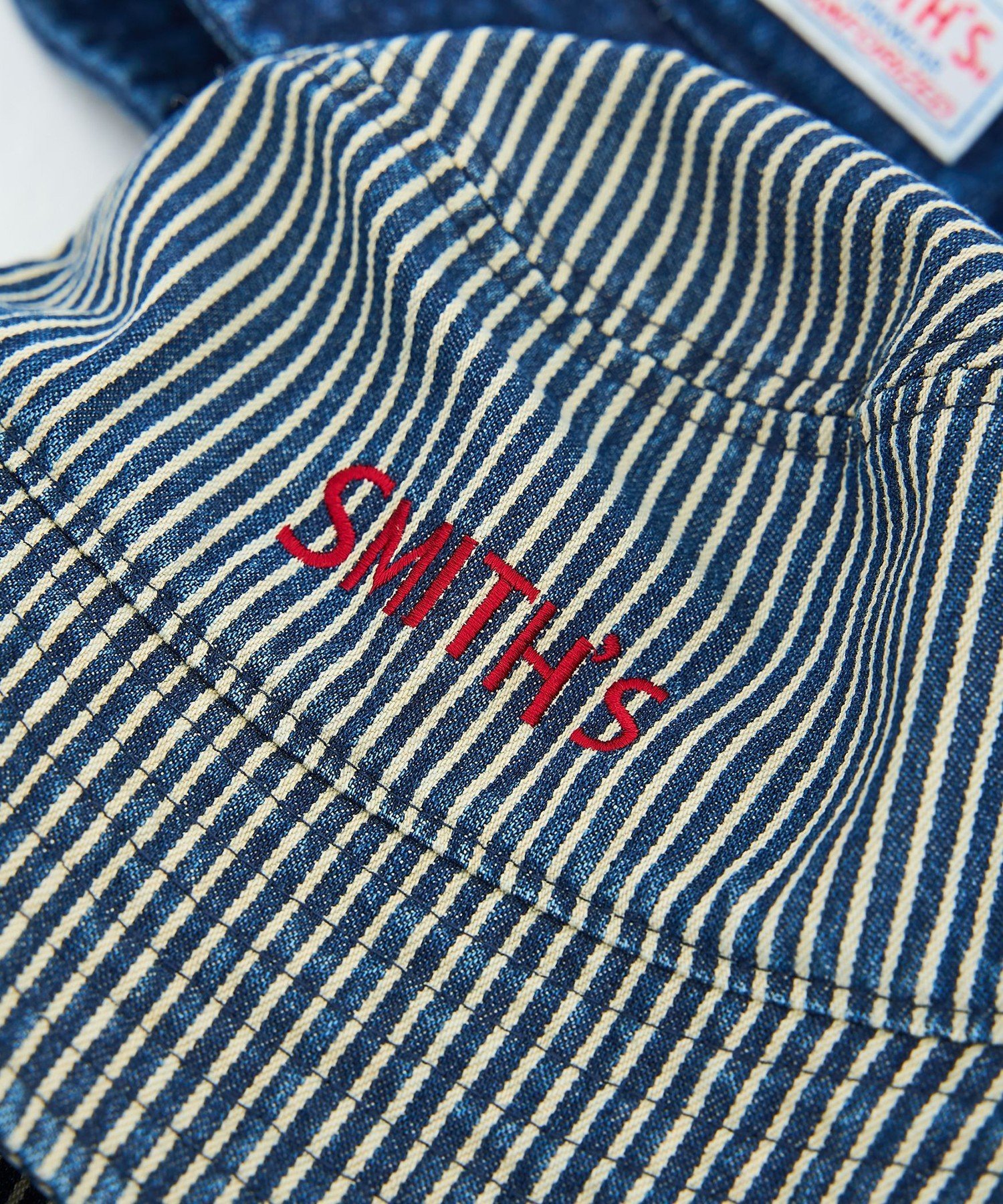 【SALE／15%OFF】coen SMITH'S(スミス)別注バケットハット(ヒッコリー) コーエン 帽子 ハット