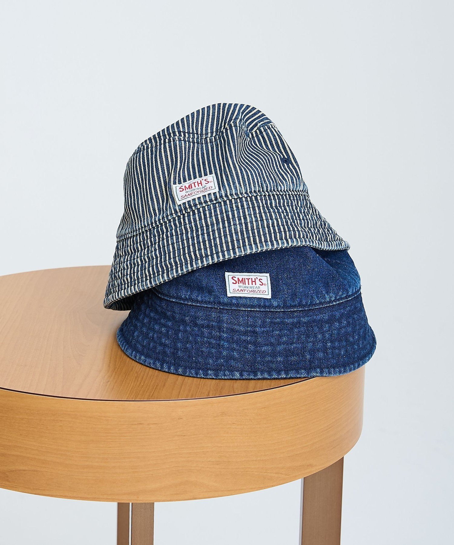 【SALE／15%OFF】coen SMITH'S(スミス)別注バケットハット(ヒッコリー) コーエン 帽子 ハット
